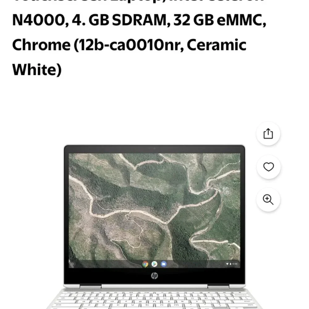 HP x360 Touchscreen Chrome Laptop